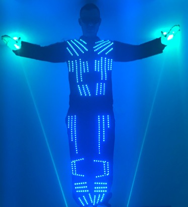 espectáculo de laser 